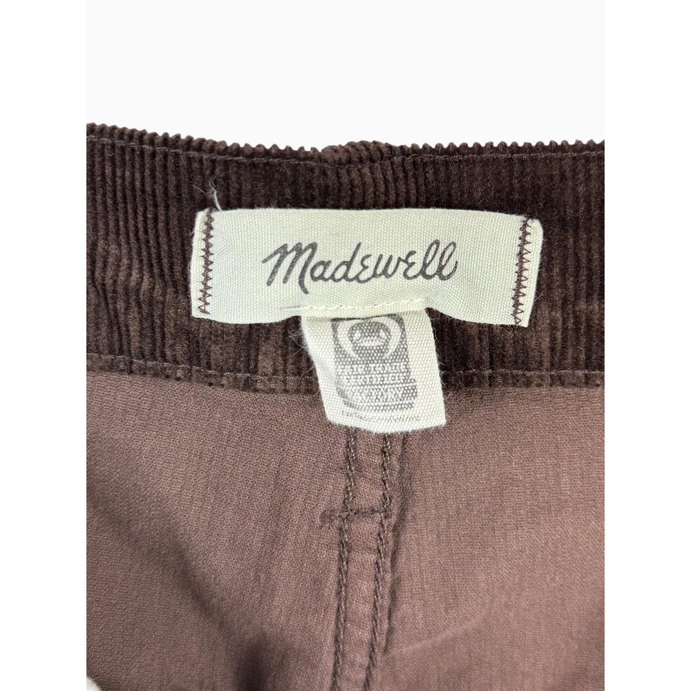 Madewell The Perfect Vintage Flare Corduroy Pants Size 26 Dark Coffee Brown - Picture 4 of 8